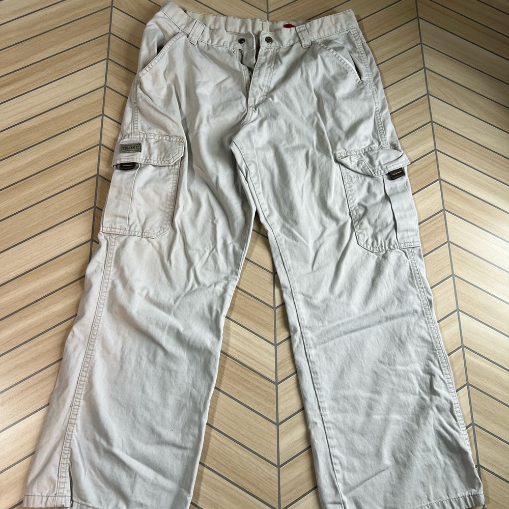 Wrangler White Cargo Pants 16 Husky/Women’s S/M
